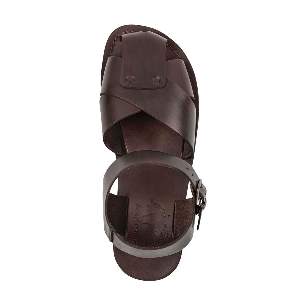Batimag Brown Leather Shielded Sandal - Image 3