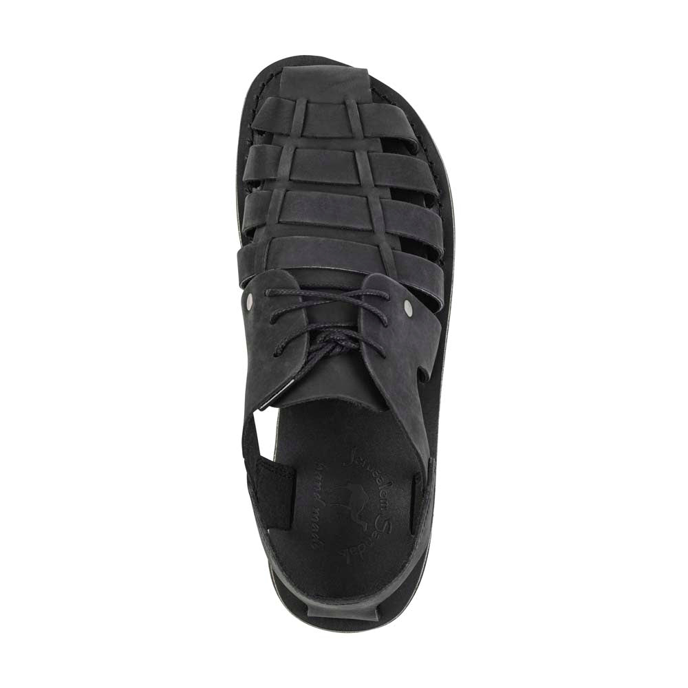 Batimag Black Nubuck Leather Riverside Explorer Sandal - Image 3