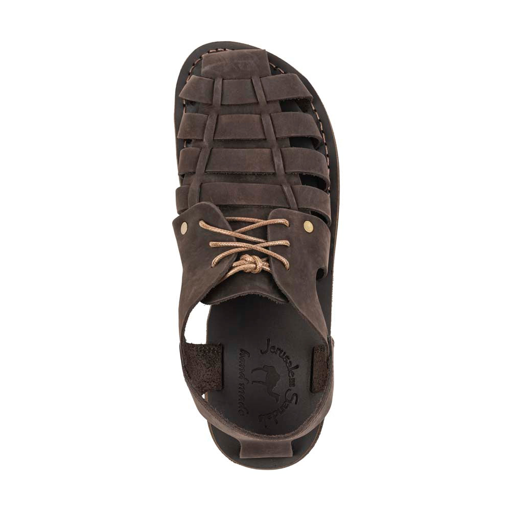 Batimag Brown Nubuck Leather Riverside Explorer Sandal - Image 3