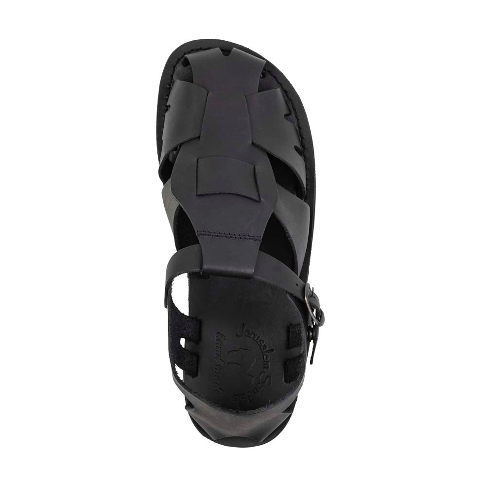Batimag Black Leather Nomad Sandal - Image 3